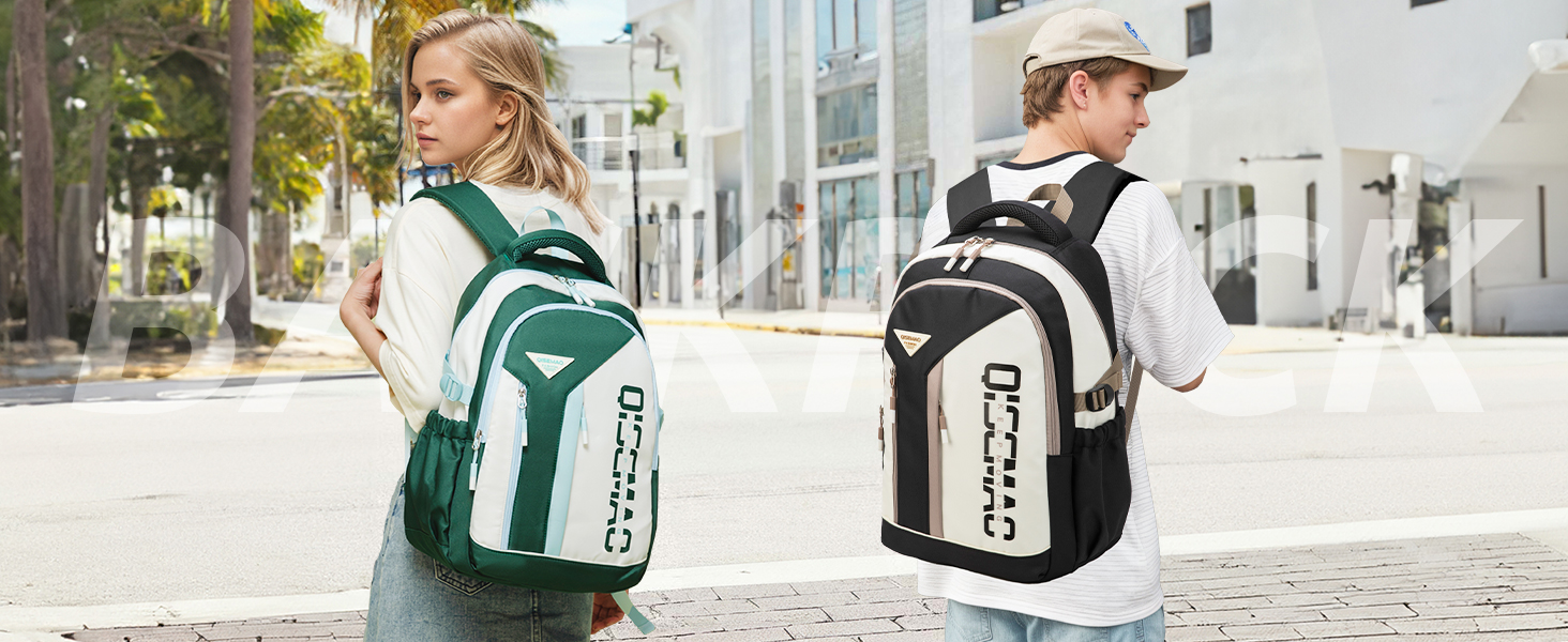 Шкільний рюкзак для підлітків (унісекс), 5-10 клас, 20L. Водовідштовхуючий, для ноутбука 15.6