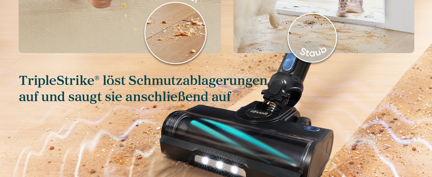 Бездротовий пилосос Levoit LVAC-200 - 4-в-1, для дому та авто, 75 м², фільтрація 99,9%, видалення шерсті тварин