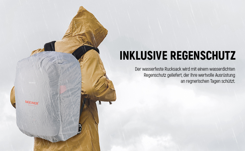 Рюкзак-тележка для камери NEEWER 2-в-1 NW-DA410T: водонепроникний, знімний, для фотообладнання та ноутбука