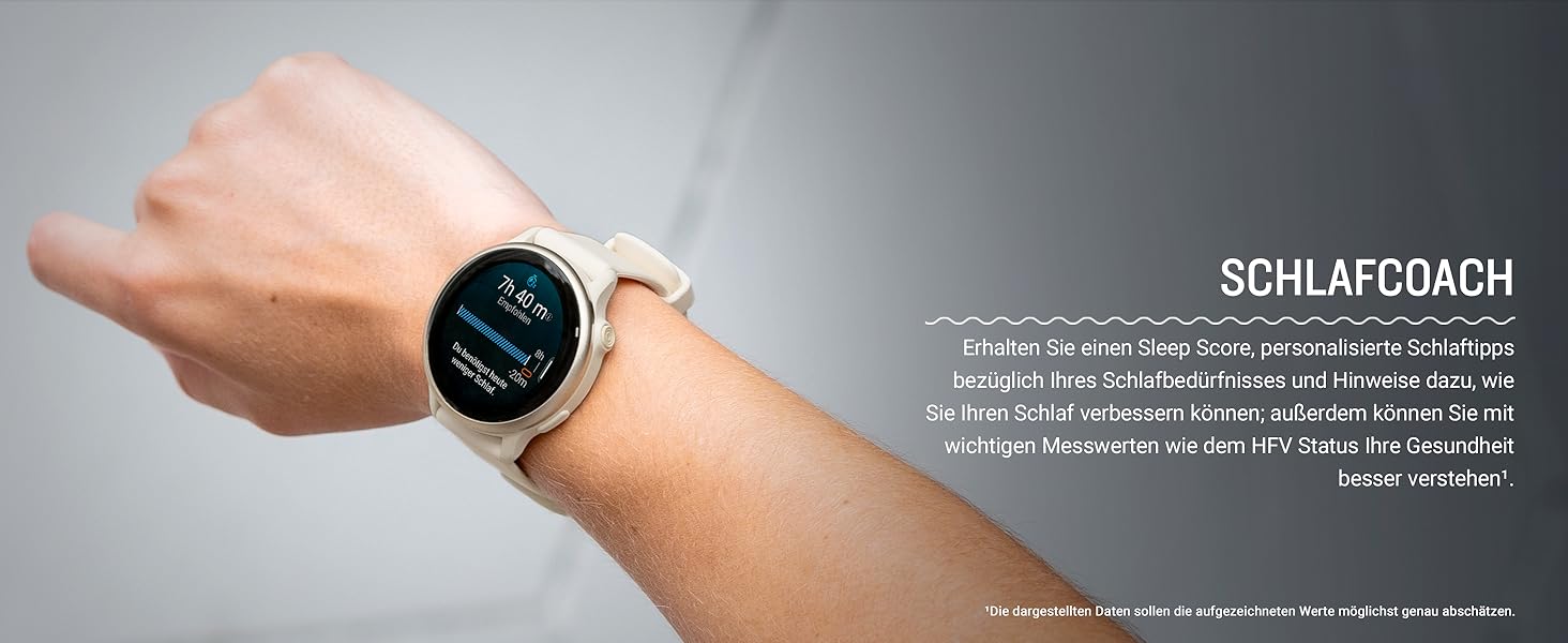 Розумний годинник Garmin vívoactive 6 42mm - фітнес-трекер з AMOLED-дисплеєм, до 11 днів роботи від акумулятора, 80+ спортивних функцій, моніторинг здоров'я, сповіщення та Garmin Pay (чорний/сірий)