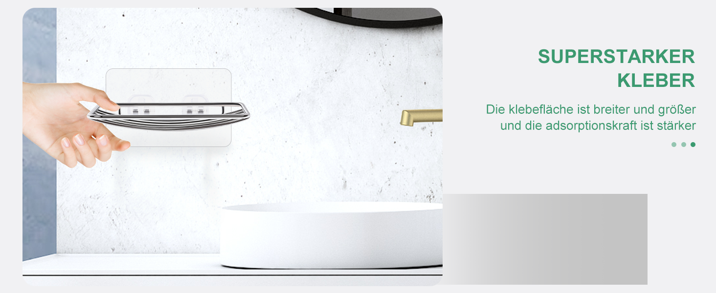 Тримач для мила без свердління Uten, нержавіюча сталь, самоклеючий, з 2 гачками, для ванної, кухні (сріблястий, овальний, 2 шт.)