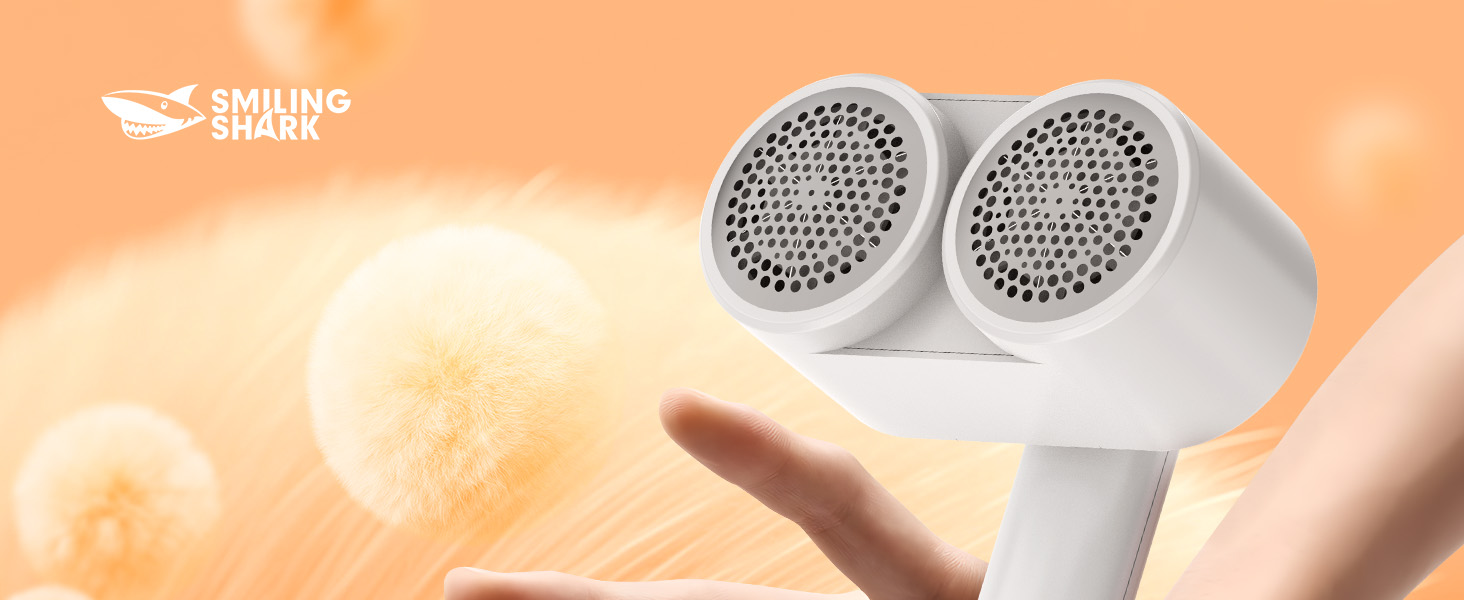 Електричний флусознімач Smiling Shark M-3: бездротовий, з 4 рівнями регулювання, 90° обертання, для одягу та меблів