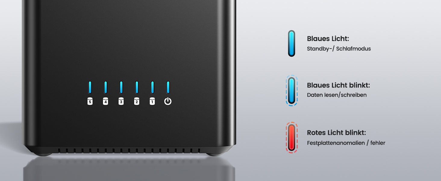 Зовнішній HDD-корпус ORICO DS500U3 на 5 слотів USB 3.0 для SATA HDD 3.5