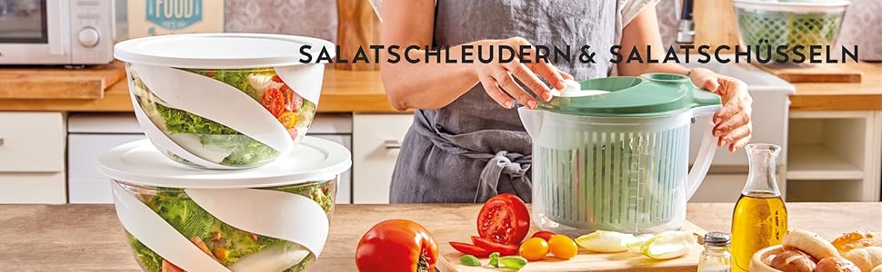 Набір салатниць 2 шт. з кришкою SNIPS | 3 + 5 л | Італія, без BPA