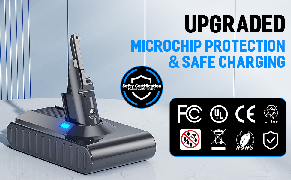 Замінний акумулятор Dyson V10 6.0Ah: сумісний з V10 Absolute Animal Motörhead Fluffy Total Clean. Комплект з фільтром та шурупами