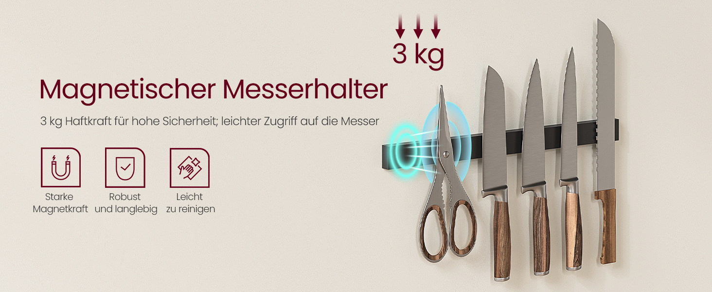 Стелаж кухонний VASAGLE KKS026B01, вінтажний, з магнітною смугою для ножів, кошиком та тримачем для рушників