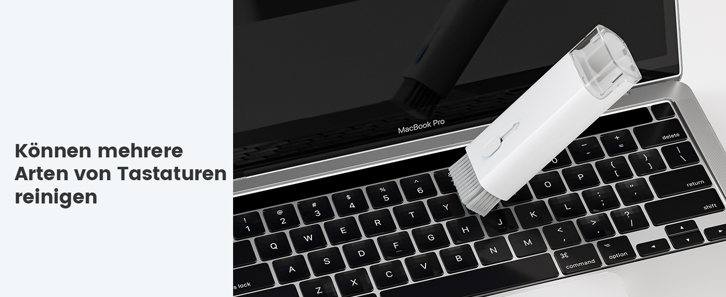 Набір для чищення клавіатури та навушників: щітка, стилус, 7 в 1. Підходить для AirPods, ноутбуків, телефонів, моніторів.