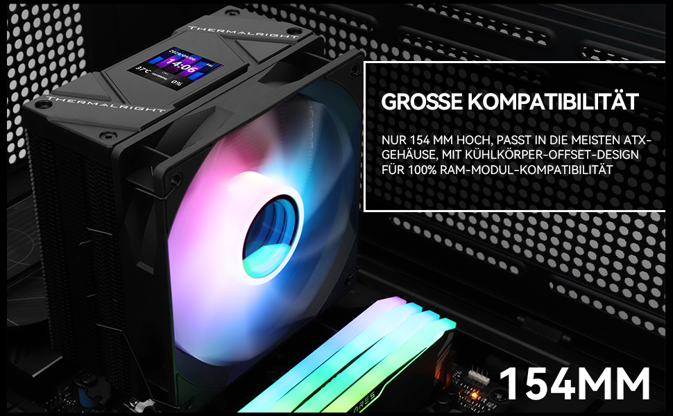 Thermalright Assassin Spirit 120 Vision ARGB: Кулер CPU з IPS LCD екраном 1.54