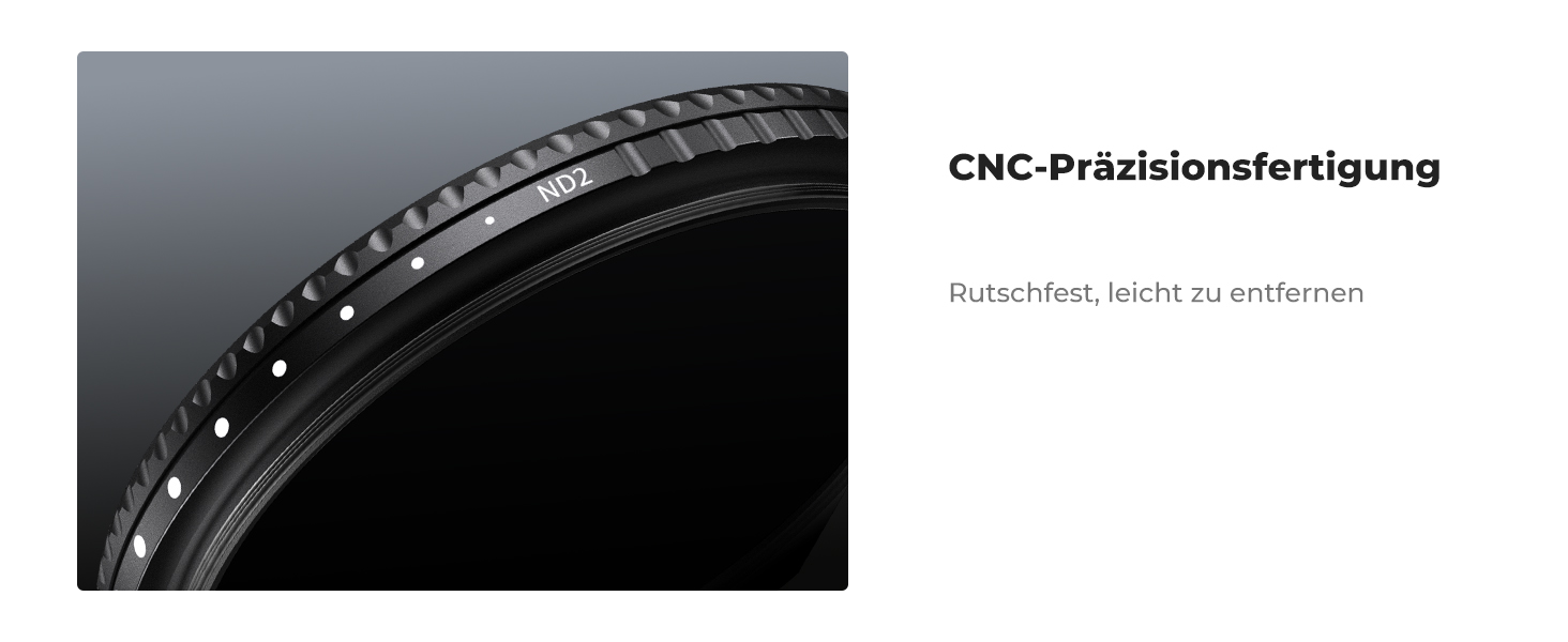 Фільтр ND Variabler K&F Concept Nano-X 67mm - Графільтр ND2-400 (1-9 Stop) з сумкою