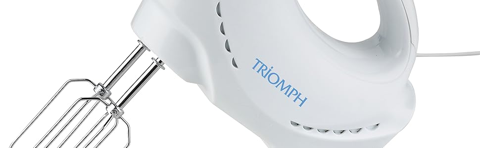 Ручний міксер Triomph ETF2121 білий/блакитний, 18 x 5 x 28 см