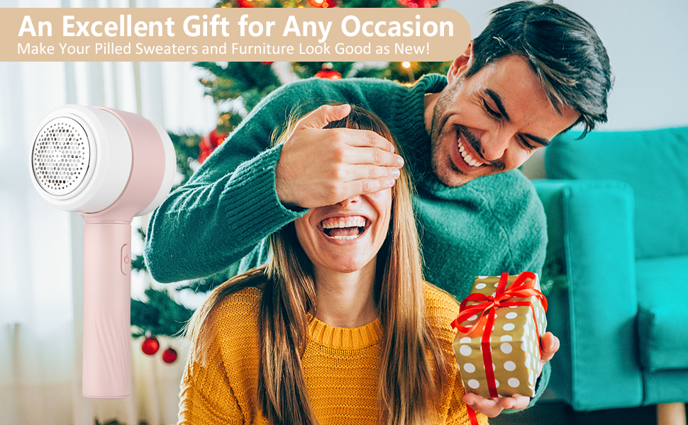 Електричний видалення ворсу LtYioe: портативний, USB, з магнітною адсорбцією, потужний, для різних тканин (рожевий)