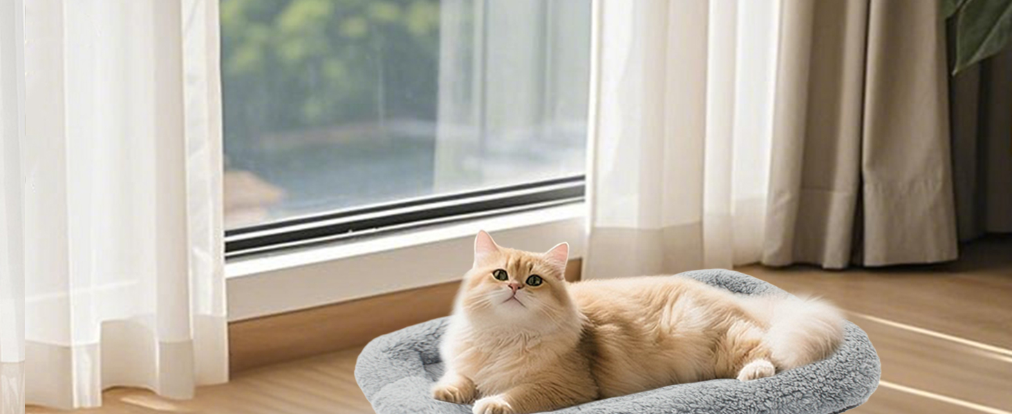 Килимок для котів та собак PETLESO: м'який, з антиковзною основою, 56x41 см