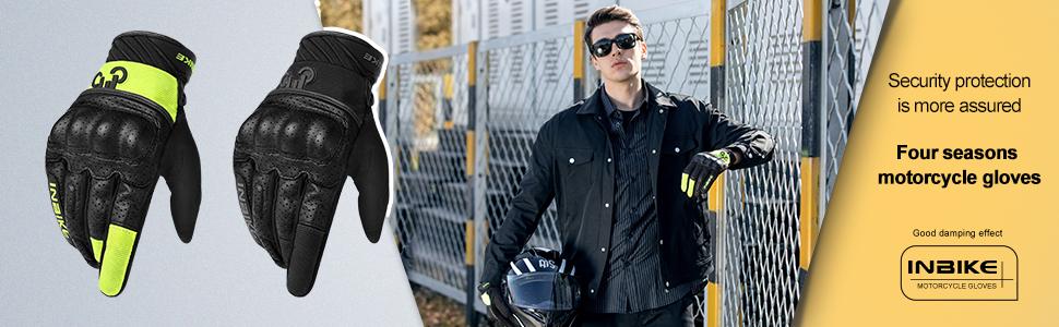 Мотоперчатки INBIKE IM801 з жорстким захистом, CE-сертифіковані, професійні