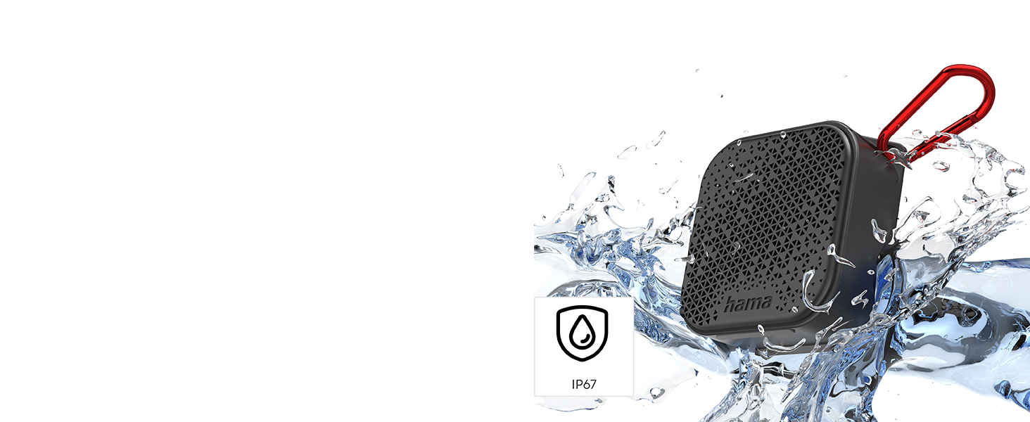Hama Набір Bluetooth колонок 2-в-1 3.0, водонепроникні 30W (парні колонки, портативні, плавучі, IP67, до 10 годин, TWS, чорні)