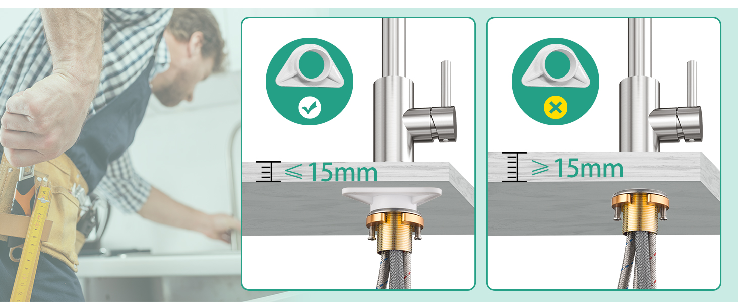 Кухонний змішувач Dayone з висувною лійкою, нержавіюча сталь SUS304, високий тиск, 2 функції, поворотна лійка 360°, L-подібна форма, G6808bn
