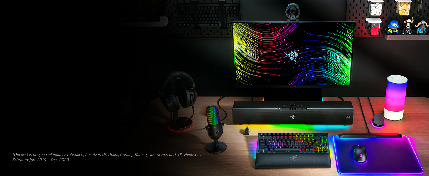 Механічна ігрова клавіатура Razer BlackWidow V4 Pro 75% з Green Switch, RGB Chroma, 6 макро-клавіші, Doubleshot ABS, QWERTY US-розкладка, чорна