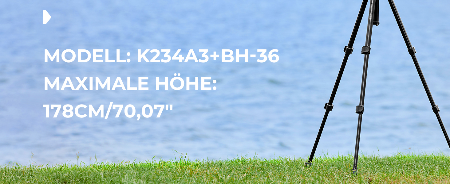 Штатив K&F Concept 152 см з карбону, легкий трипод з гнучким кульковим голівкою 360°, 1/4'' гвинт, чохол для DSLR камери A225C0+BH-25L (178 см, 8 кг, з тримачем для телефону)