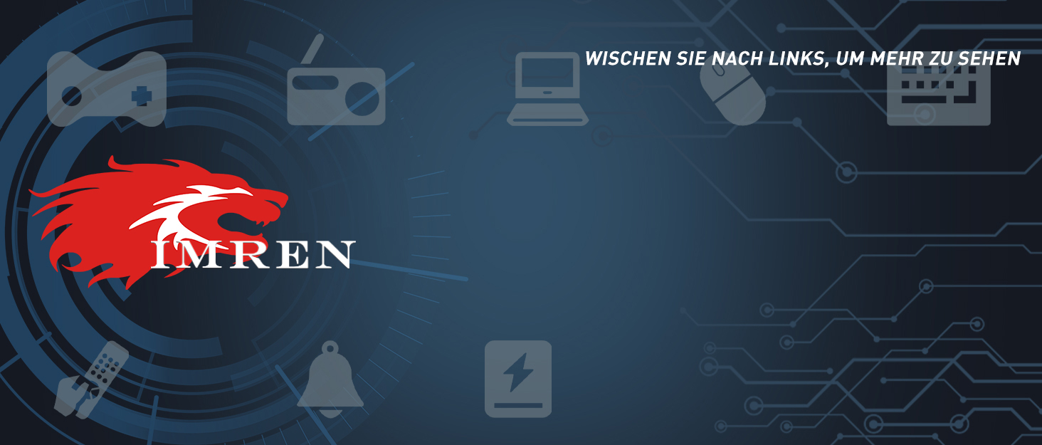 Зарядний пристрій IMREN для акумуляторів AA/AAA з 4 слотами, LCD дисплеєм та USB-C, 5V/2A, для NiMH/NiCD та Li-ion батарей
