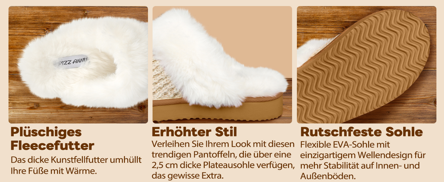 Тапочки жіночі теплі зимові PIZZ ANNU з плюшем та пам'яттю для ніг, рожеві (42/43 EU)