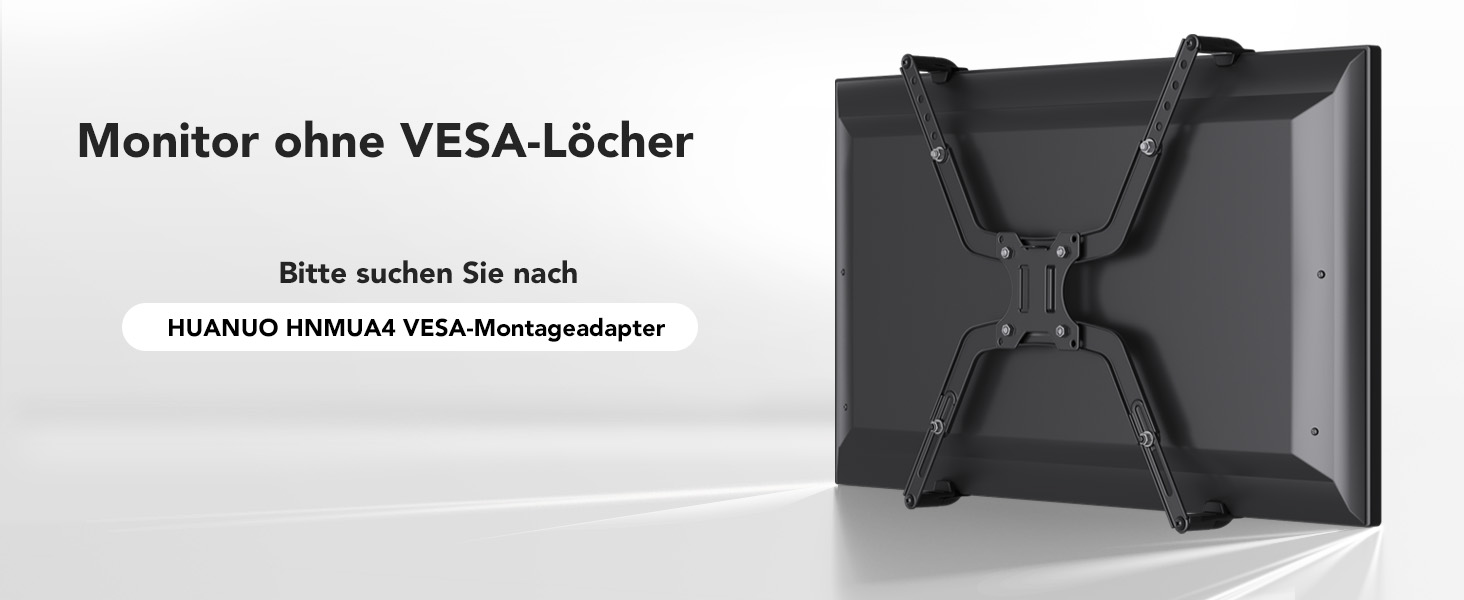 Кріплення для монітора HUANUO на 2 монітори, 13-32 дюйми, регульована висота, довгий важіль, VESA 75/100 мм, вантажопідйомність 2-9 кг, для геймінгу