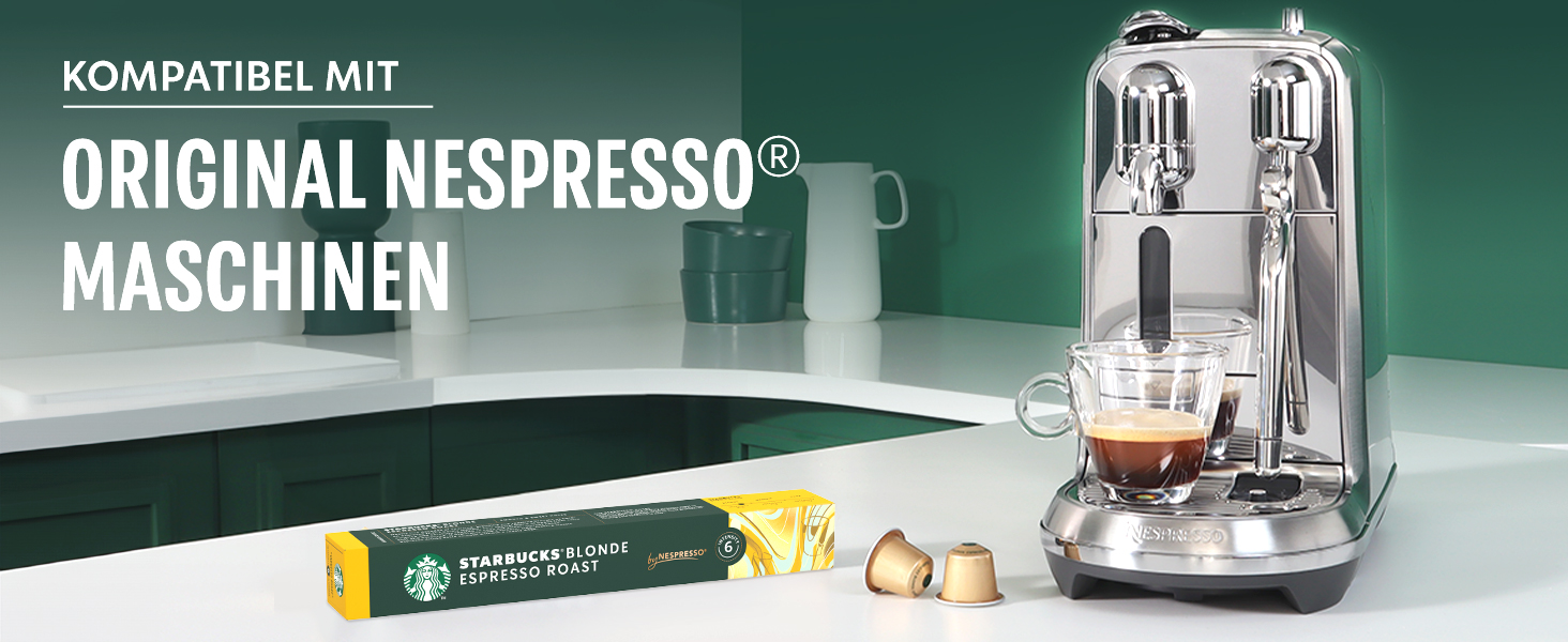 Капсули для кави Starbucks Pike Place Roast сумісна з Nespresso, середнього обсмаження, капсули 100 шт. (10 г)