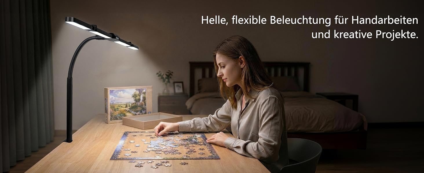 Світлодіодна настільна лампа для столу RGB, 120 см, з пультом дистанційного керування