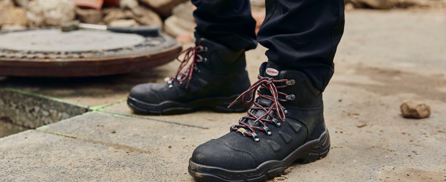Черевики безпеки ELTEN Lex ESD S3, 46 EU, чорні