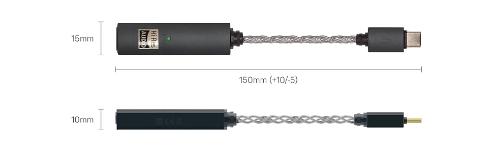 iFi Go Link Max - Портативний підсилювач навушників/ЦАП-донгл USB-C на 3,5/4,4 мм - Plug-and-Play Hi-Res аудіо з покращенням динамічного діапазону - PCM 384kHz/DSD256