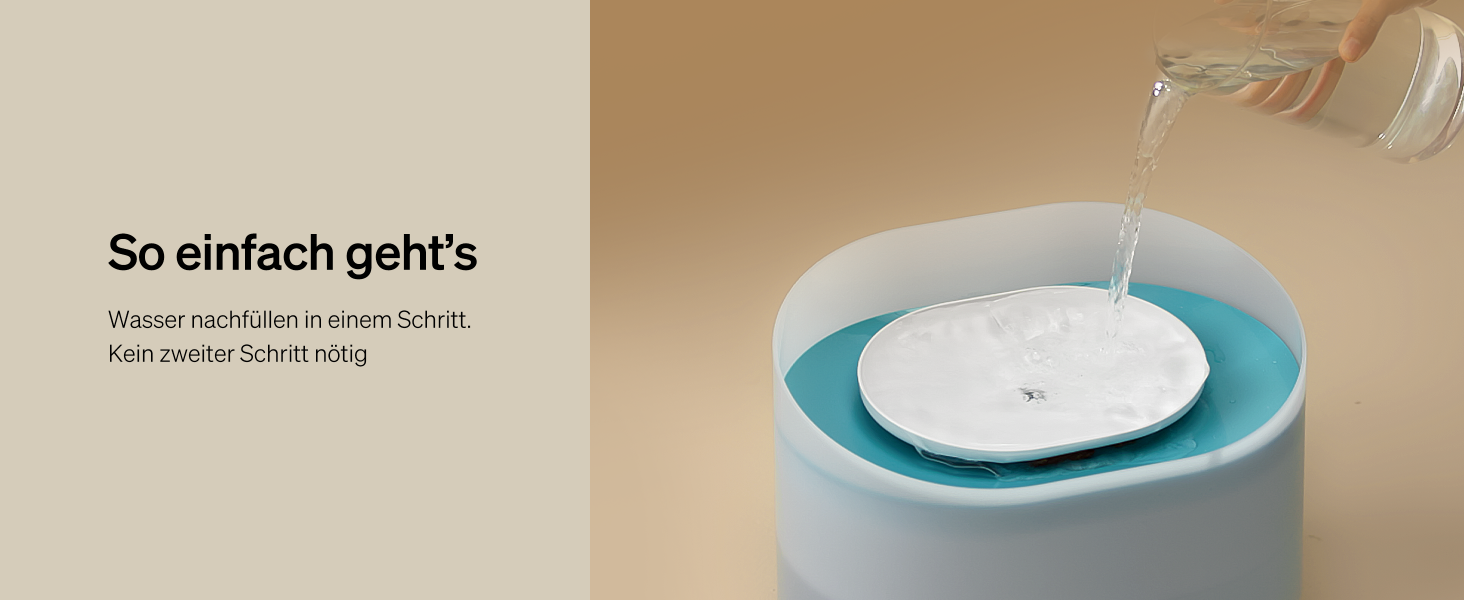 PETLIBRO фонтанчик для собак і котів, 8 л, білий, тихий (26 дБ), анти-розливний захист, легко миється, підходить для великих собак та кількох котів