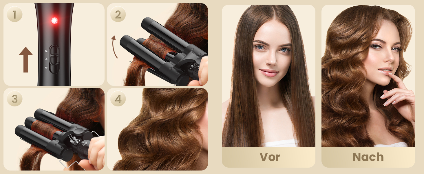 ELEHOT Локкенстаб 5 в 1: три циліндри, керамічне покриття, 10-32 мм, аксесуари, рукавички, кліпси