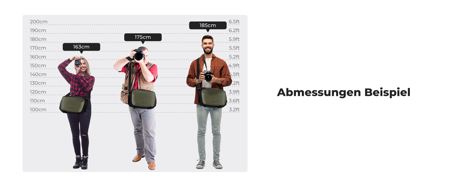 Сумка для камери K&F Concept: велика фотосумка на плече для Canon, Nikon, Sony, DJI Mavic