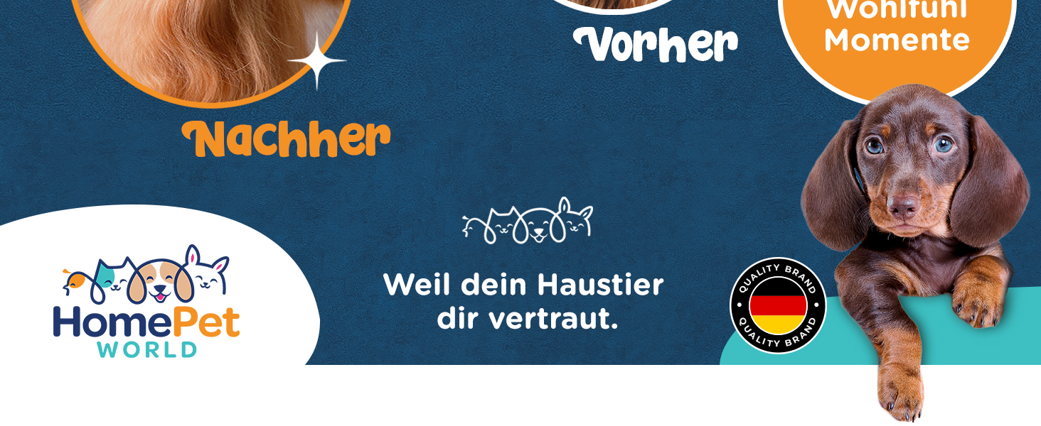 Двостороння щітка для собак та котів HomePetWorld - для догляду за довгою та середньою шерстю, видаляє клубки та підшерстя