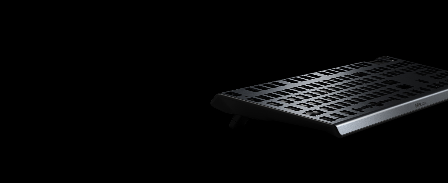 SteelSeries Apex 7 - Механічна ігрова клавіатура з OLED дисплеєм - Червоні перемикачі - Розкладка DE (QWERTZ)