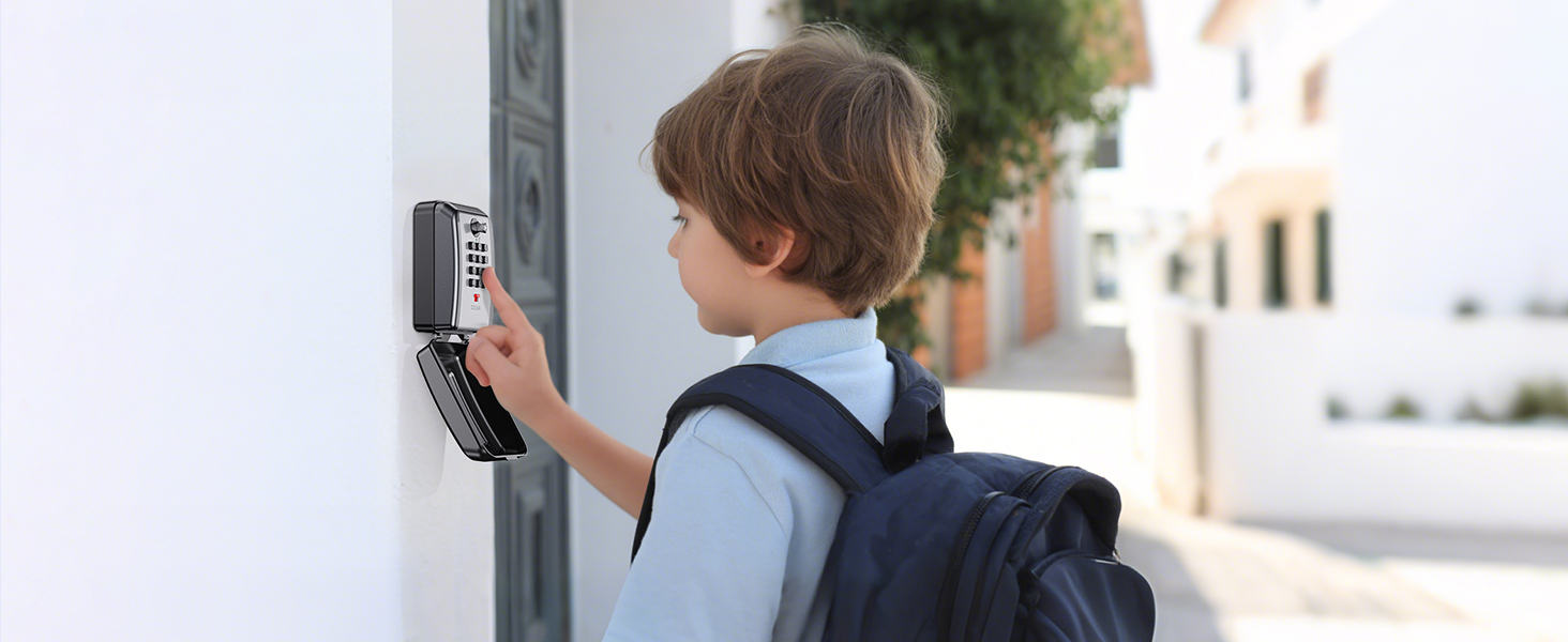 Шлюзовий сейф Mohard з кодовим замком для кріплення на стіні, 12-позиційний, велика місткість, вологостійкий, для дому, офісу, гаража