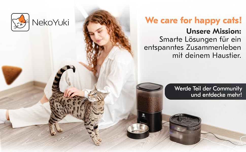 Автоматичний годівниця та фонтанчик для котів 2в1 з Wi-Fi, 3L, без залежності від сонця