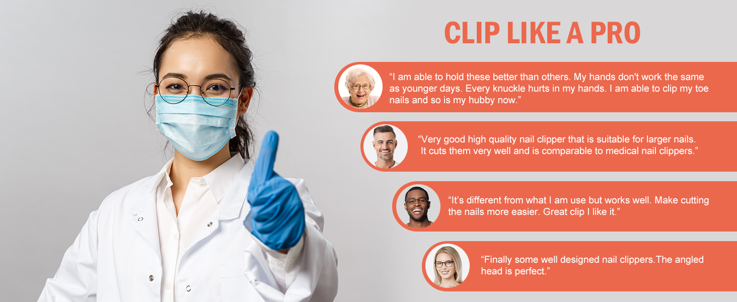 Кусачки для нігтів BEZOX ергономічні з похилим лезом для товстих нігтів (сріблясті) + пилочка для нігтів. Кусачки для нігтів для літніх людей, чоловіків та жінок.