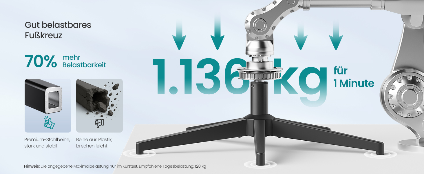 Офісний стілець SONGMICS ергономічний, комп'ютерний стілець, регульована поперекова та підголовна підтримка, до 150 кг, регульована висота, чорний OBN066BH01