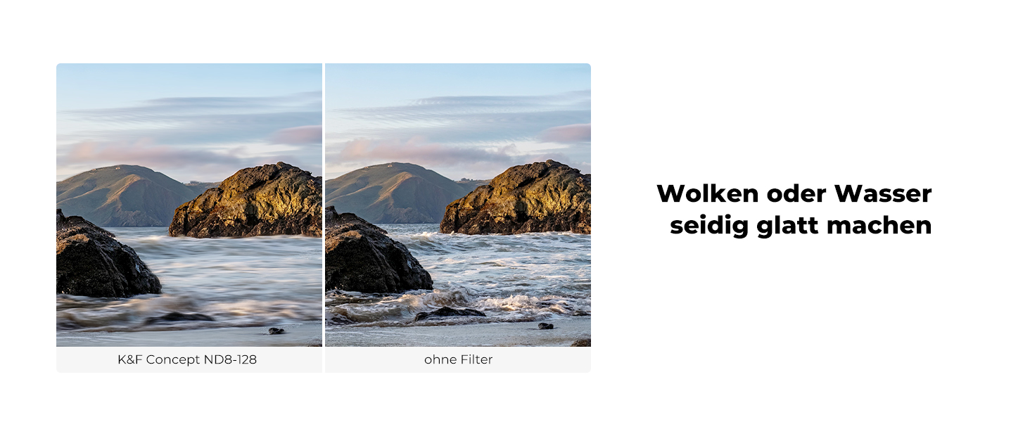 Фільтр ND K&F Concept 82mm Магнітний Змінний Градуйований (ND8-128) з Адаптером, Nano-Xcel