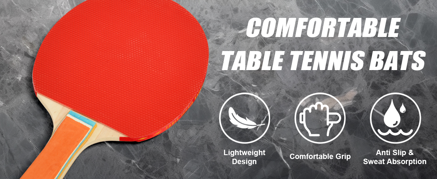 Набір для настільного тенісу Flintronic: 2 ракетки + 3 м'ячі, сумка, для початківців та професіоналів