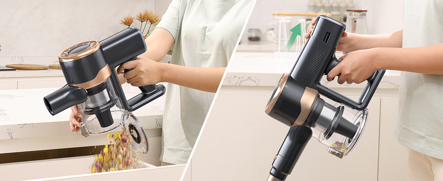 Бездротовий акумуляторний пилосос Lubluelu: легкий, тихий, з LED-дисплеєм, потужний, для дому та авто