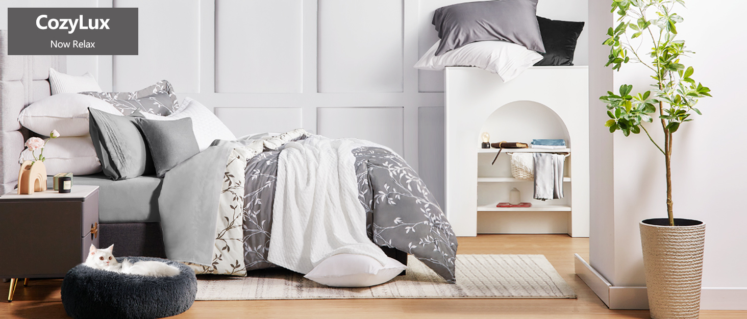 CozyLux Деки для дивану: м'яка флісова ковдра 150x200 см для всіх сезонів. Тепла, легка, для софи, ліжка, дивана. Сірий колір.