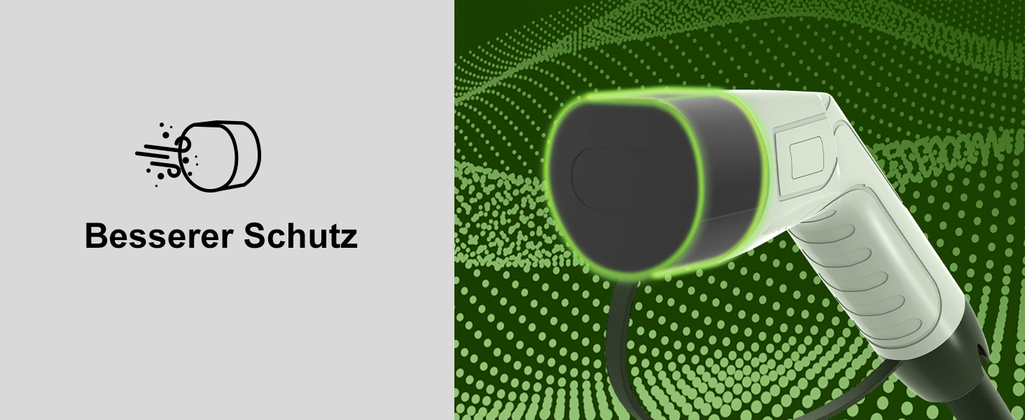 Кабель для зарядки електромобіля Type 2 (22kW, 32A, 5M) з варіатором напруги 3-фазний, з сумкою, для Tesla, e-Golf, ID.3, i3 (TÜV/CE/IP65)