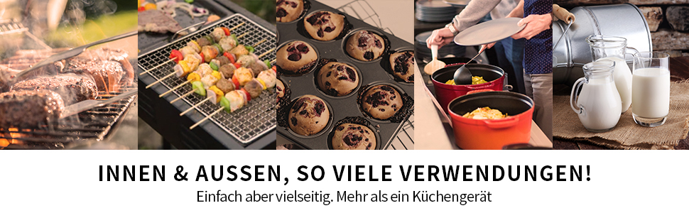 Цифровий термометр для м'яса DOQAUS: приготування на грилі, BBQ, варіння. Швидке зчитування, довга сонда, LCD екран, автовимкнення