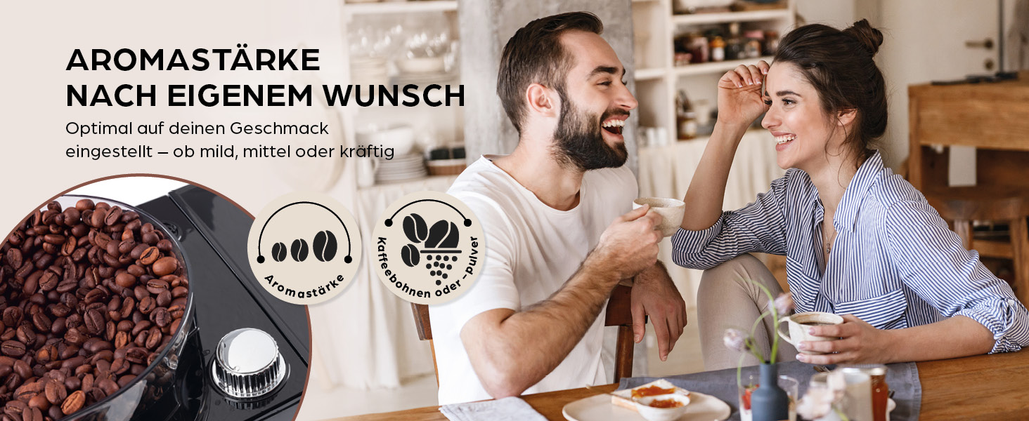 Кавомашина Barista Filterkaffeemaschine з регульованим млинком та термокружка | Функція підігріву, таймер 24 год та перманентний фільтр | Для 10 чашок кави | Кавомашина для зерен та меленої кави [Нержавіюча сталь] (8) Нержавіюча сталь (Pro Design) - Термокружка - з млинком