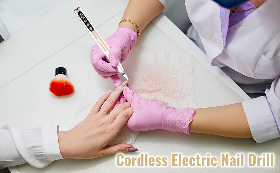 Електричний набір для манікюру та педикюру Golden 12 в 1: фрезер для нігтів, фрезер для гелю, акрилу, набір для манікюру та педикюру