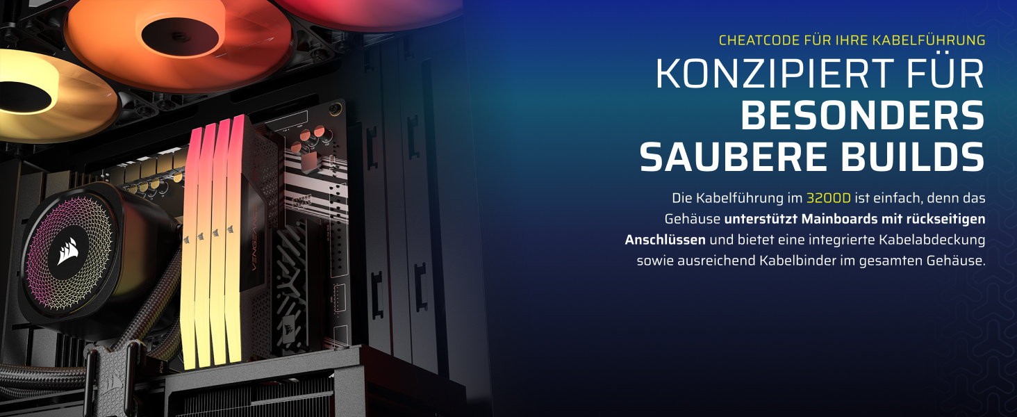 Корпус для ПК Corsair 3200D RS ARGB Mid-Tower ATX, білий