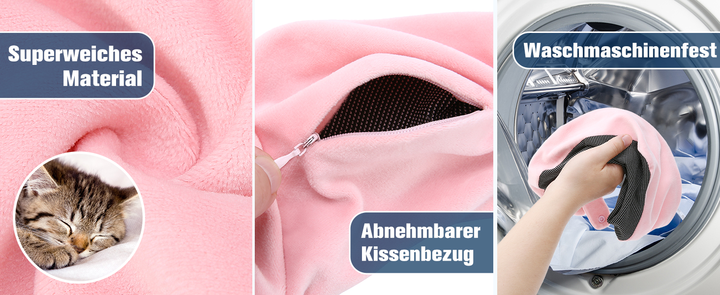 Подушка для шиї у літак, доросла, з піною з пам'яті, регульована, компактна, ергономічна, м'яка, дихаюча, з навушниками, маскою для сну, чохлом (Рожева)