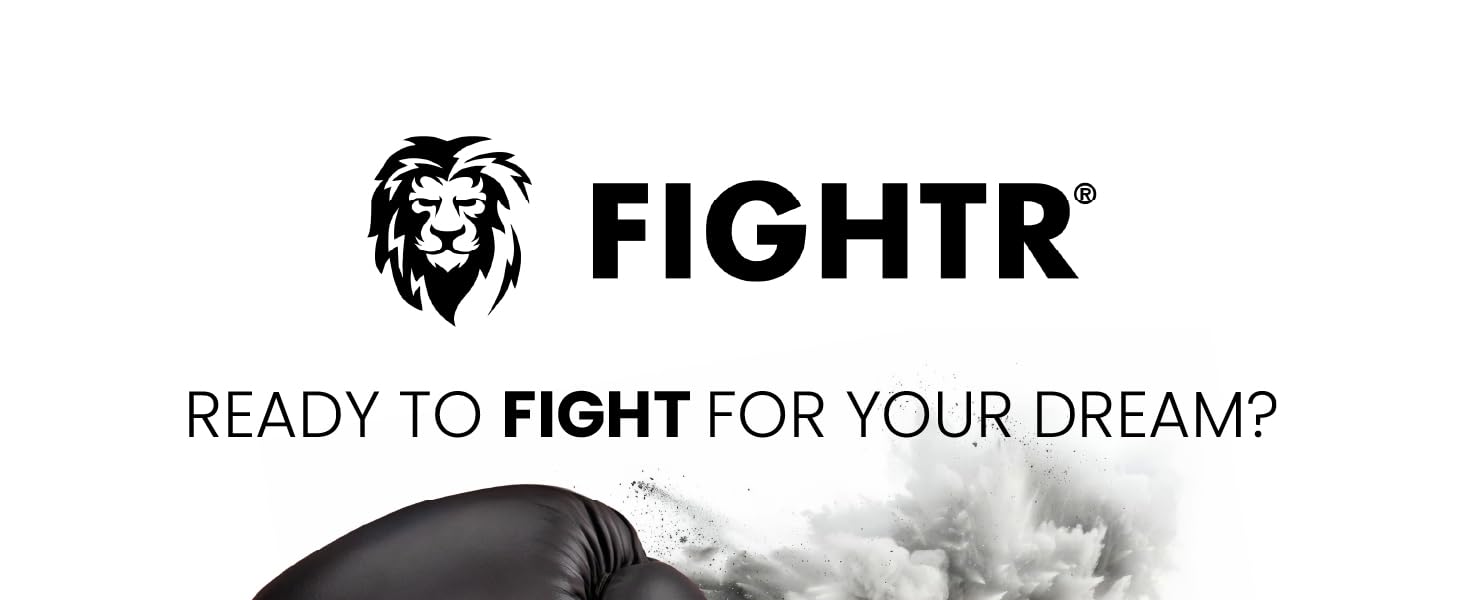 Боксерські рукавички FIGHTR® - Максимальний захист та стабільність | Для боксу, ММА, муай-тай та кікбоксингу | Розміри 8-16 oz, з чохлом (12 oz, Чорний / Червоний)