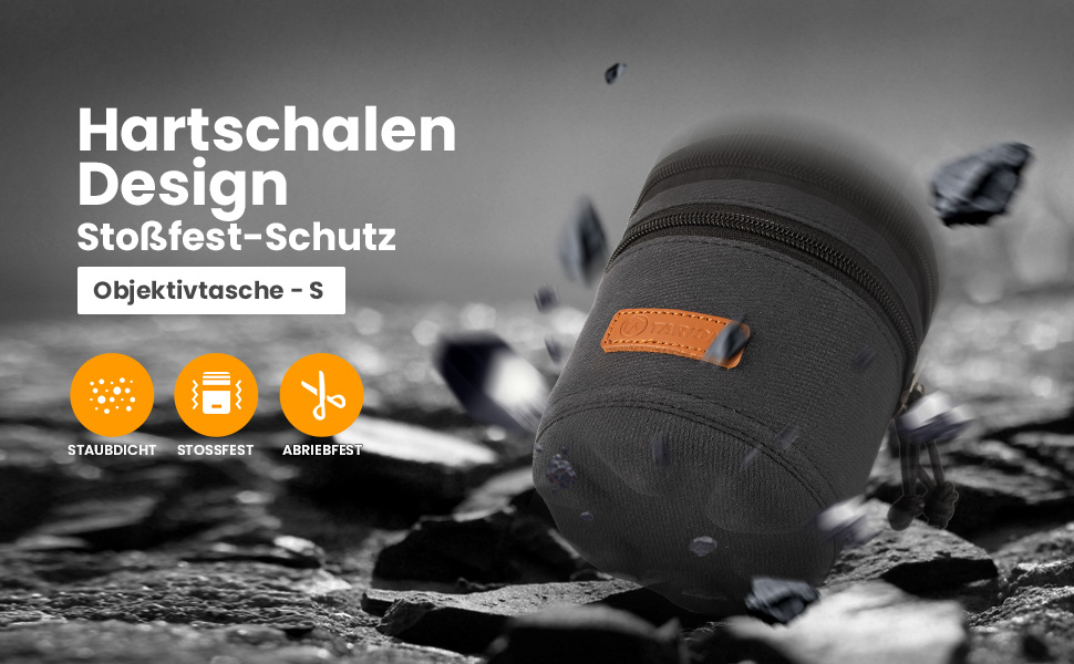 Чохол для об'єктива камери TARION: міцний, водонепроникний, для Canon, Nikon, Pentax, Sony, Olympus