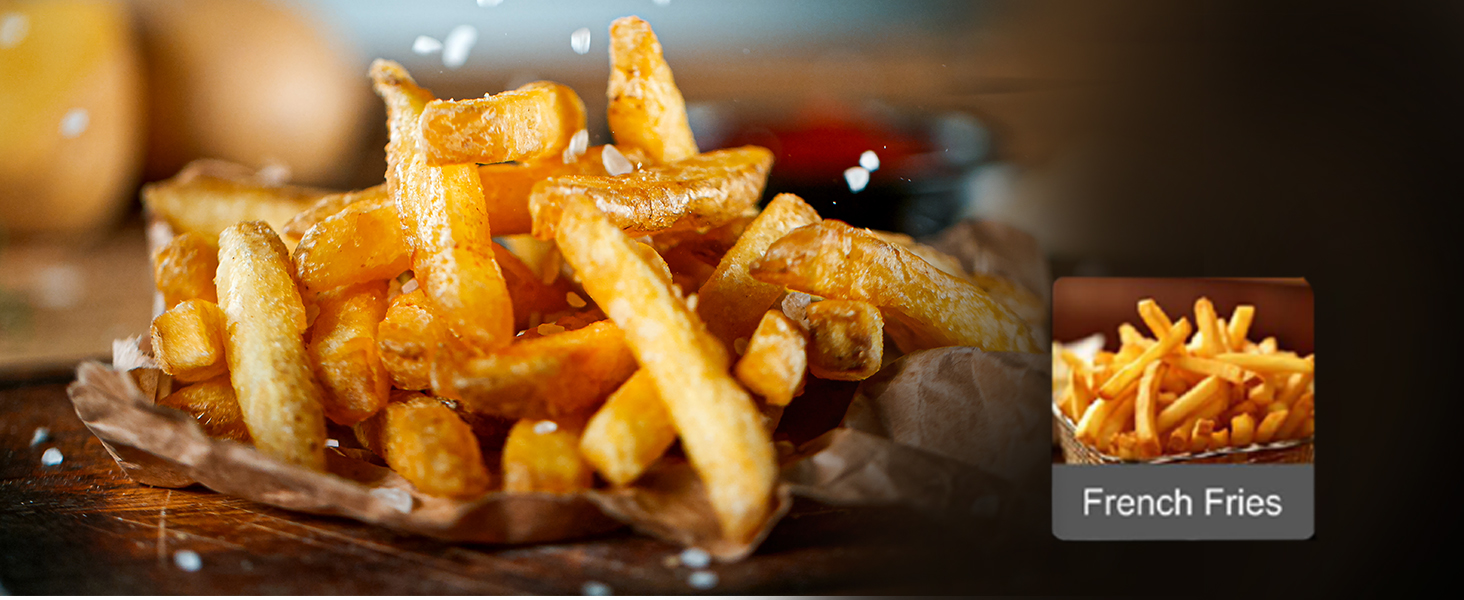 Фритюрниця повітряна HEINRICHS 9L XXL з LED-дисплеєм, 10-в-1, 1800W, без жиру, з таймером, сенсорне управління, для кухні